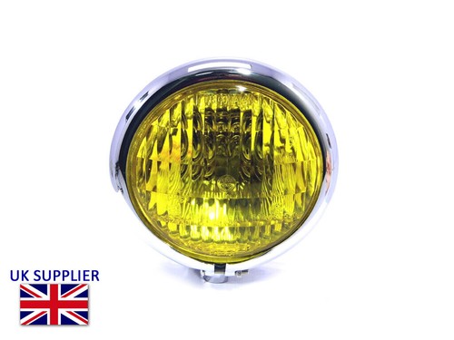 Faro vetro giallo vintage - vetro,