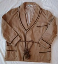 Vestaglia Da Camera Uomo Sartoriale Astrofil Stoffa Lana VintageTg.50