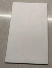 Teflon - Piatto in lamiera di plastica vergine Ptfe 1/4" x 8 3/8" per 12"