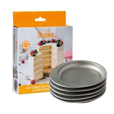 Set 5 Stampi rotondi per torte