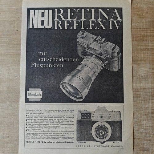 Kodak retina reflex - reflex, camera