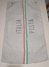 Vintage Sacco Italia Posta Poste Italiane Juta Corrispondenza Postale Lettere 