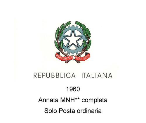 Italia repubblica 1960 - italia,
