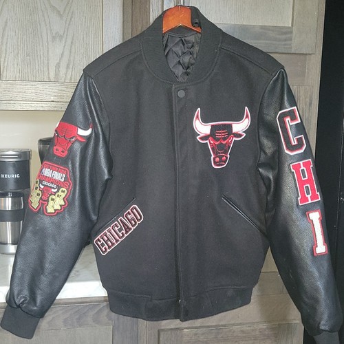 Giacca nera chicago bulls - giacca,