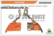 50202003CR CARTER COPRICATENA MOTOSEGA OLEO MAC 970 971 980 981 985HD ORIGINALE