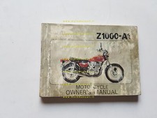 KAWASAKI Z 1000 A1 1976 manuale uso manutenzione libretto originale INGLESE