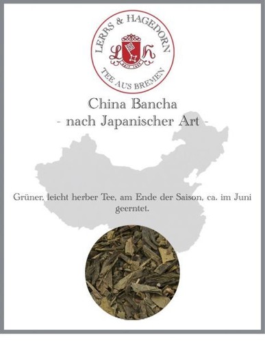 China bancha alla - china, maniera