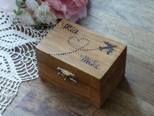 Porta Anelli di Nozze in Legno