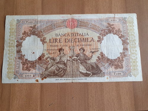 Banconota 10000 lire - banconota,
