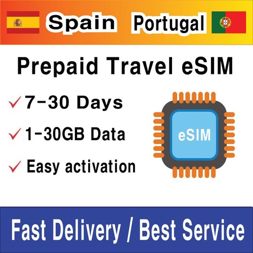 Esim spain portugal travel - [esim],