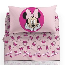 Completo letto UNA PIAZZA Caleffi  Disney Art. MINNIE SMILE N°163