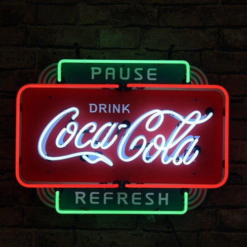 Insegna neon coca cola pausa - neon,