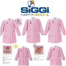 Grembiule scuola bambina asilo materna quadretti rosa SIGGI 