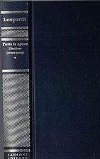 LEOPARDI tutte le opere