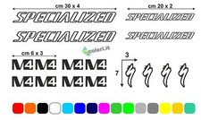 Kit adesivi in vinile wall sticker per telaio bici strada mtb SPECIALIZED M4