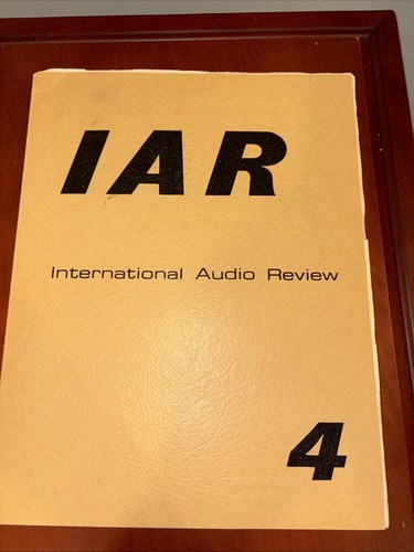 Iar international audio review - iar,