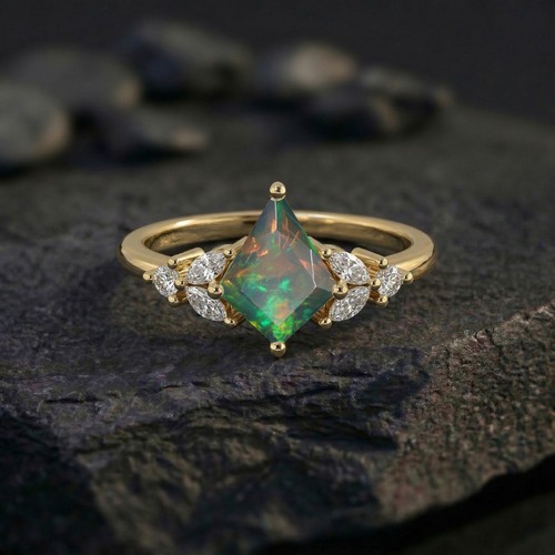 Anello fidanzamento opale - fidanzamento,