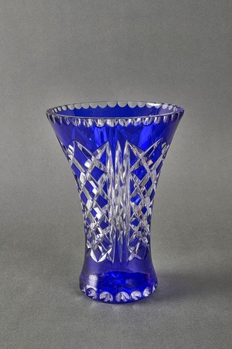 Vaso cristallo boemia - di,