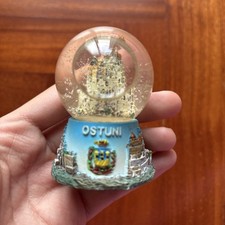 PALLA DI VETRO CON NEVE OSTUNI ITALIA IDEA REGALO ??