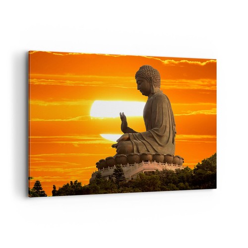 Quadro tela 100x70cm - su, tempio