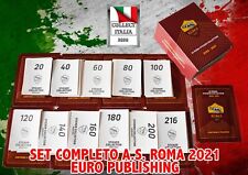 SET COMPLETO ROMA 2020-21 FIGURINE 1-216 + 1 BUSTINA + BOX VUOTO EURO PUBLISHING