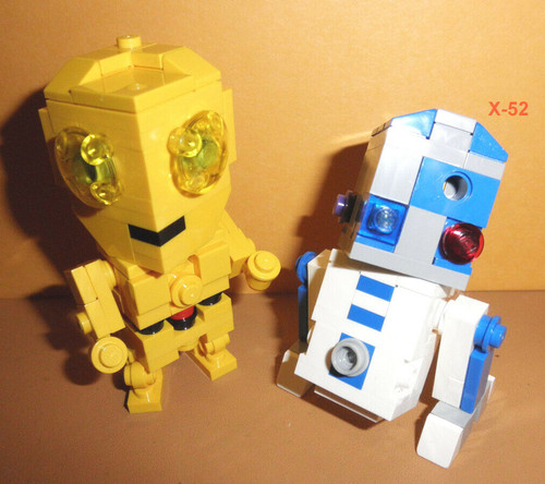 Star wars droids lego cube - star,