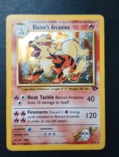 Pokémon Blaine's Arcanine 1/132 holo | Gym Challenge | ENG (light played)