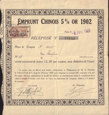 CINA Imprunt Chinois 5% o