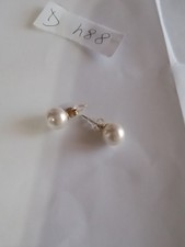 D488 Orecchini Perla 10mm Base