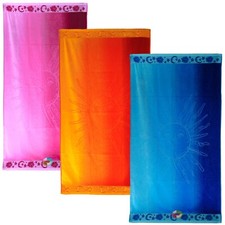 Telo Mare Sole blu arancio