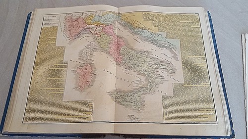 Antica carta geografica - antica,