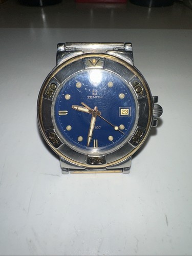 Zenith quarzo uomo acciaio oro - uomo,