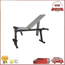Panca Addominali Palestra Piana Multifunzione Inclinata Pesi Regolabile Fitness!