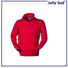 Felpa Uomo Con Mezza Zip Senza