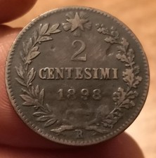 Coin 2 Centesimi 1898, Umberto