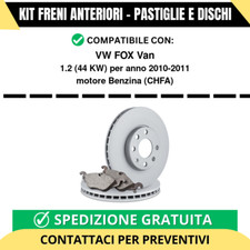 KIT FRENI ANTERIORI (Pastiglie