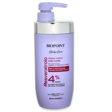 Biopoint Crema Corpo Age Care Resveratrolo Antiage 500 ml Professionale Salone