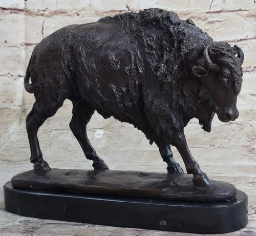 Trofeo bufalo bisonte bronzo - bufalo,