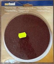 6 DISCHI abrasivi Nutool BTA400DW, Ø Mm 150 e Grana 2 x 60, 2 x 80, 2 x 100