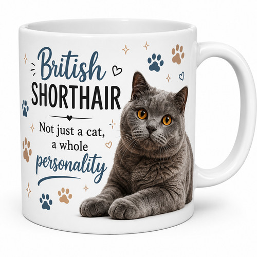 Tazza gatto british shorthair - gatto,