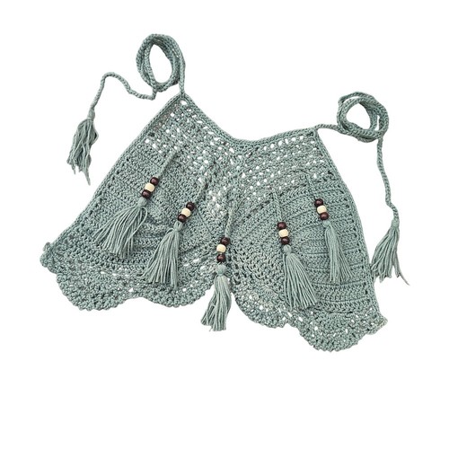 Top bikini all uncinetto stile - all'uncinetto,
