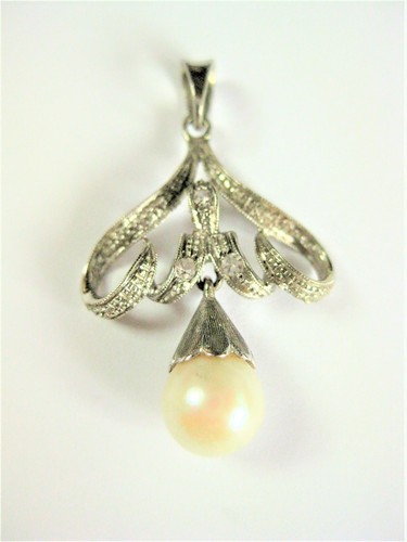Antico pendente oro bianco - antico,