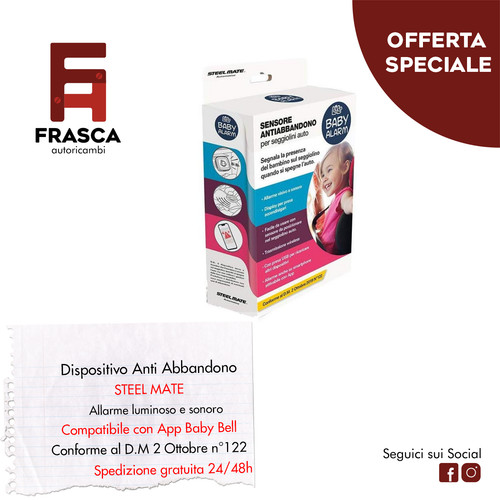 Sensore anti abbandono - sensore,