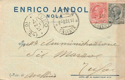 Eh530 cartolina nola enrico - cartolina,