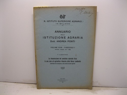 Albertario la - albertario, p.,