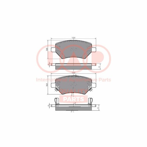 Pasticche freno ant dr5 - ant.,