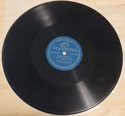 Rca victor 78rpm main - rca/victor, 10"