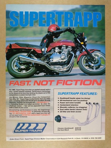 Pubblicità supertrapp scarico - supertrapp,
