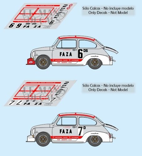Decals fiat abarth - decals,