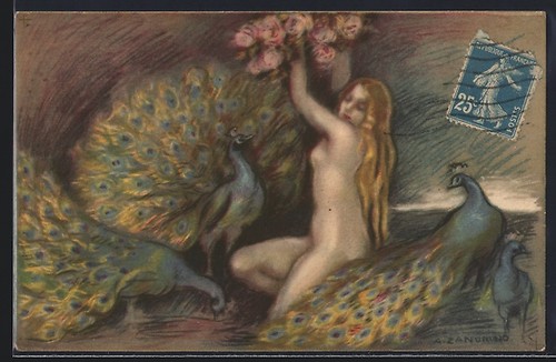 Cartolina artistica firmata